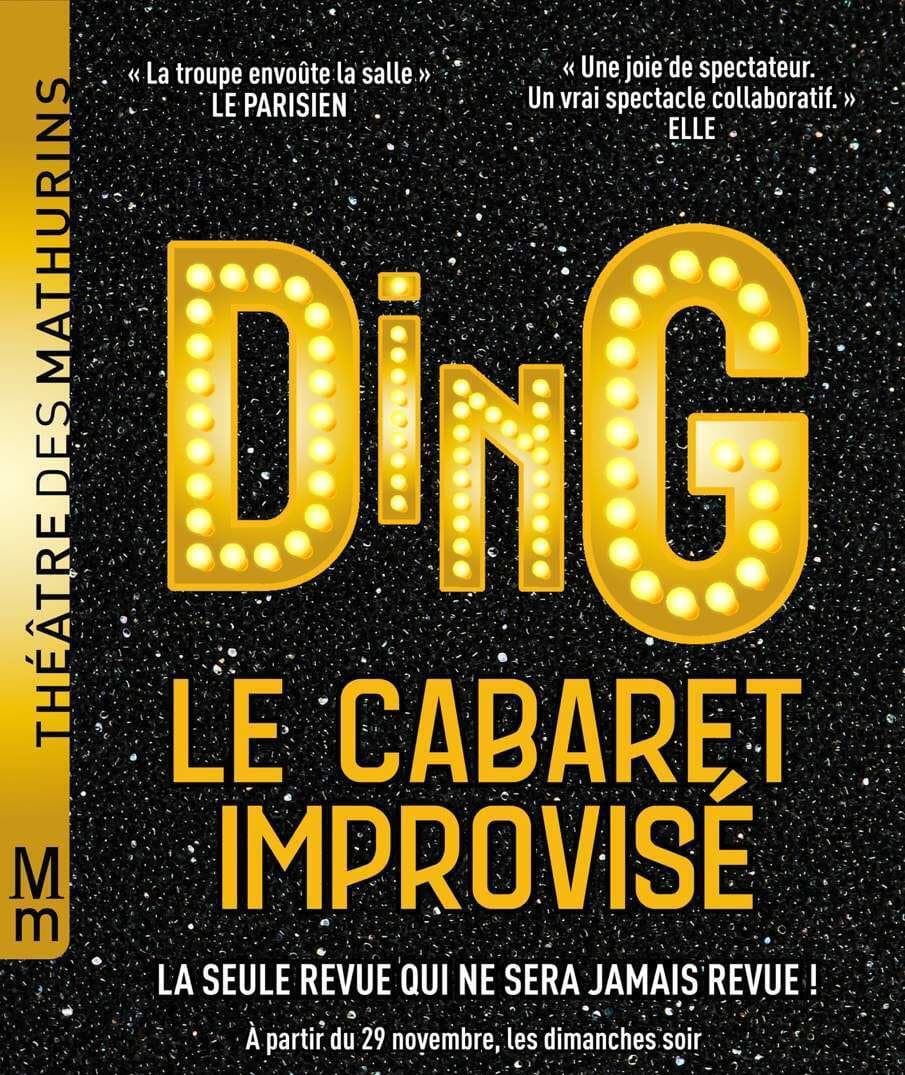 Affiche de Ding - Le Cabaret improvisé